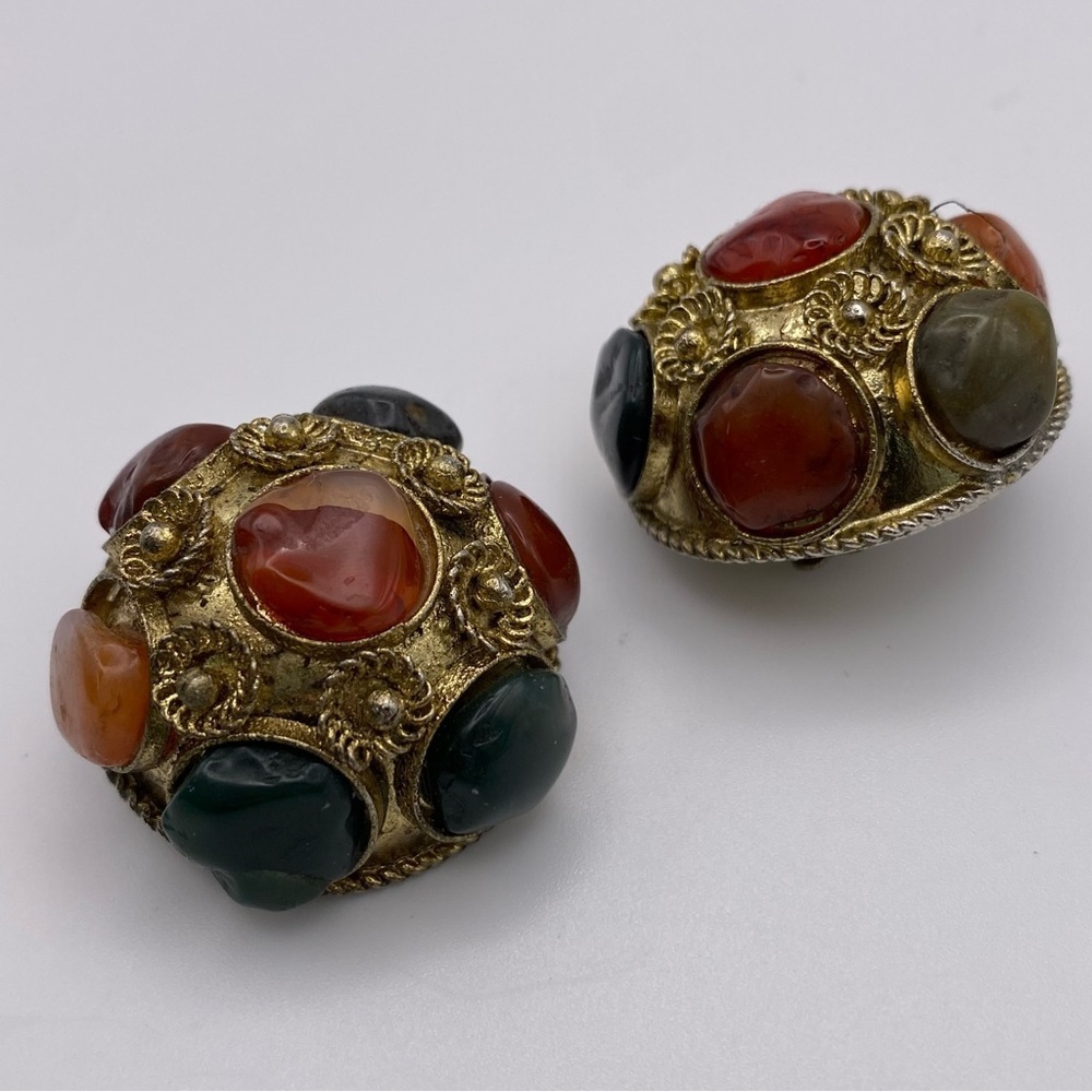 Vintage Rhinestone Shoe Clips - Picture 2 of 6
